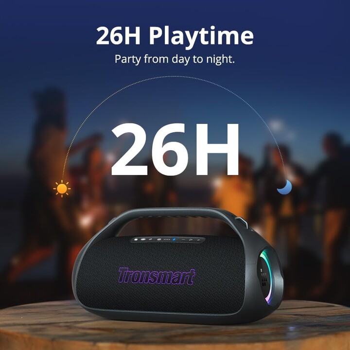 Tronsmart Bang 2 Black 90W – Bluetooth speaker with 2.1 sound and 26-hour battery life
