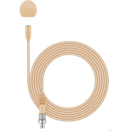 Sennheiser MKE Essential Omni Bege - microfone de lapela em miniatura com conector jack de 3,5 mm (bege)