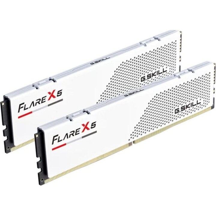 Kit 2 Memoria RAM G.Skill Flare X5 F5-6000J2836G16GX2-FX5W 32GB 2x16GB DDR5 6000MHz CL28 AMD EXPO Blanco