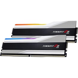 Kit 2 Memória RAM G.Skill Trident Z5 RGB F5-6000J3238F16GX2-TZ5RS 32GB 2x16GB DDR5 6000MHz CL38 XMP Dual Channel Silver RGB