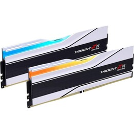 Kit 2 Memória RAM G.Skill Trident Z5 Neo RGB 64GB 2x32GB DDR5 6000MHz CL36 AMD EXPO Intel XMP Branco