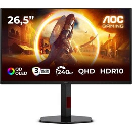 AOC Q27G4ZDR 26,5" Quad HD 240Hz QD-OLED HDR10 Monitor mit 0,03ms Reaktionszeit