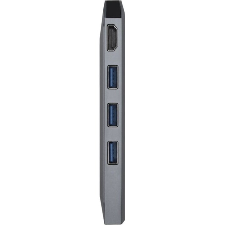 Aisens Estación Docking USB-C 3.2 Multipuerto Gris