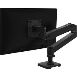 Ergotron LX Pro Series 45-682-292 Suporte para monitor preto, 10kg, 34", ajuste de altura, grampo