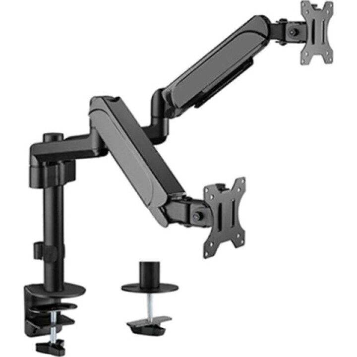 Gembird MA-DA2P-01 Dual Monitor Mount for 32" VESA 100 Max 18Kg Black