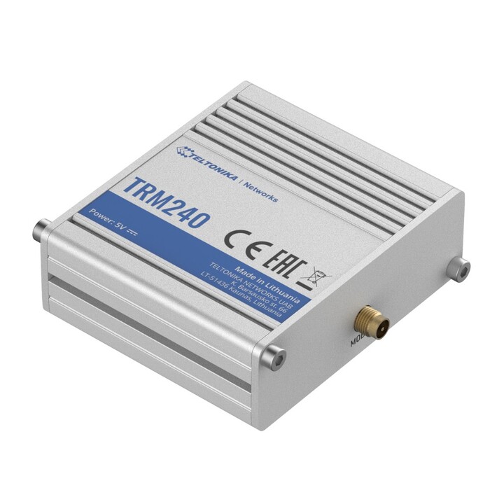 Modem industriale Teltonika Trm240, 4g/lte (cat 1), 3G, 2G, Mini Sim, Ip30