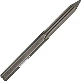 Bosch Cincel puntiagudo de 28 mm con soporte hexagonal para trabajos pesados de demolición, plata
