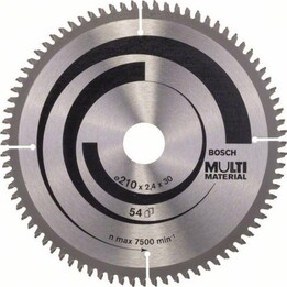 Hoja de sierra circular Bosch Multi Material 305x30x96z para corte fino profesional