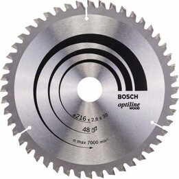 Bosch Saw Optiline Wood 216x30x48z Lama per sega circolare per lavori tecnici di falegnameria