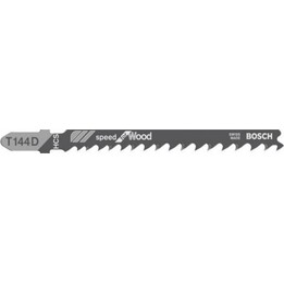 Juego de hojas de sierra de calar Bosch T 144 D de 100 piezas para el corte profesional de madera