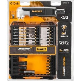 DeWALT 33-tlg. Profi-Zubehörset mit rechtwinkligem Schlagadapter, gelb/schwarz