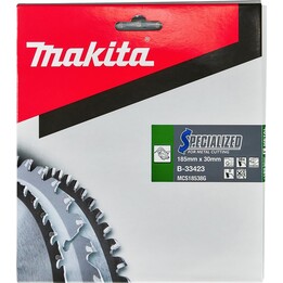 Makita B-33423 Spezialisiertes 18,5 cm Kreissägeblatt für professionelle Feinschnitte