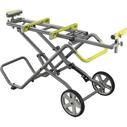 Ryobi RLSW01 Support mobile pour scie à onglets avec roues de transport robustes, vert/noir