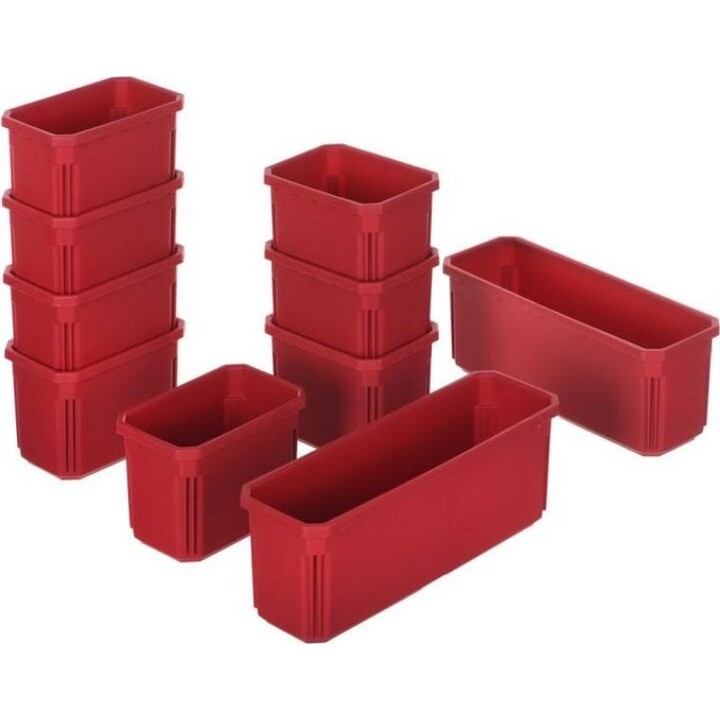 Keter Connect Rolling System Boîte à outils modulaire professionnelle avec roues, noir