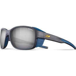 Óculos de sol Julbo Monterosa 2, preto, azul e laranja Spectron 3 polarizado