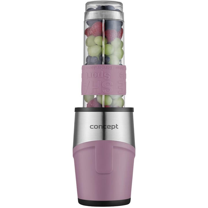 Concept SM3483 licuadora 570 L Batidora de vaso 500 W Rosa, Acero inoxidable