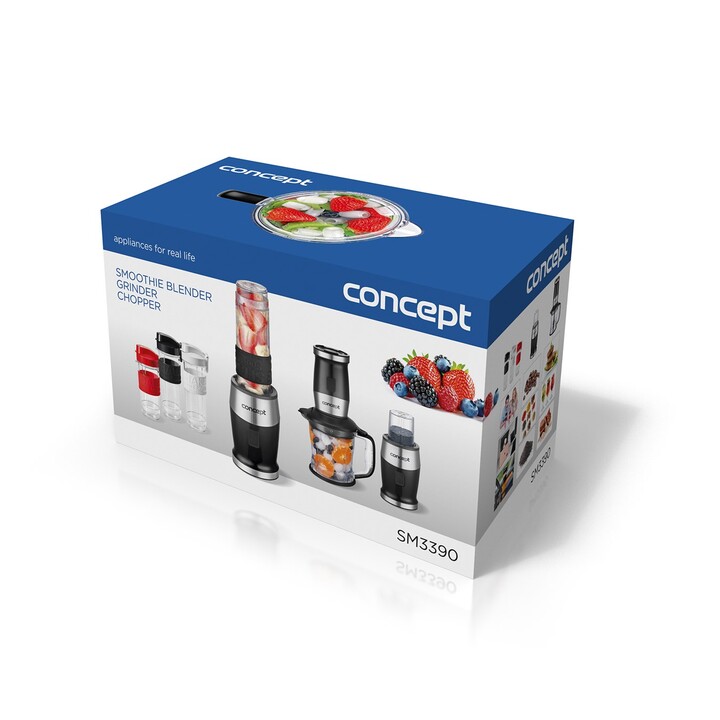 Concept SM3390 Blender 1.2 L Immersion Blender 700 W Black, Stainless Steel