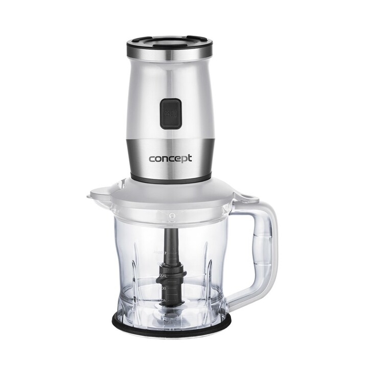 Frullatore Concept SM3391 da 1,2 litri, 700 W, in acciaio inox, bianco.