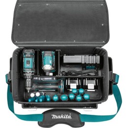 Makita E-15388 Professionelle Werkzeugaufbewahrungsbox für Gerätetransportaufgaben, blau