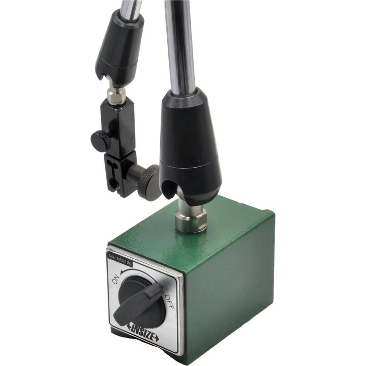 Insize 6210-100 Base magnétique articulée 100 kgf pour mesures professionnelles, noir