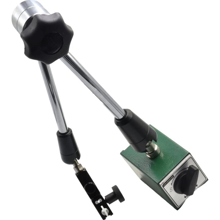 Insize 6210-100 Base magnétique articulée 100 kgf pour mesures professionnelles, noir