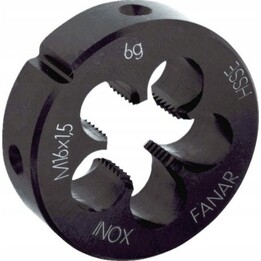 Fanar M20x1.5 DIN-22568 (6g) HSSE INOX Professional Threading Die Tool, Silver