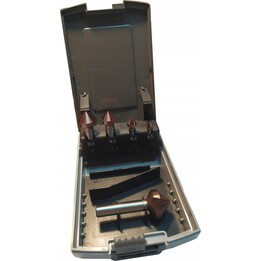 Fanar Z2-065S15-0000 CZP-6 DIN-335-C HSS Professional Countersink Set, Silver