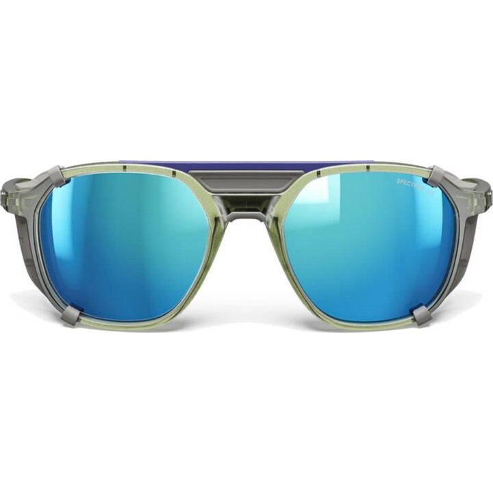 Lunettes de soleil polarisées Julbo SLACK COVER Spectron HD 4, vert militaire/gris