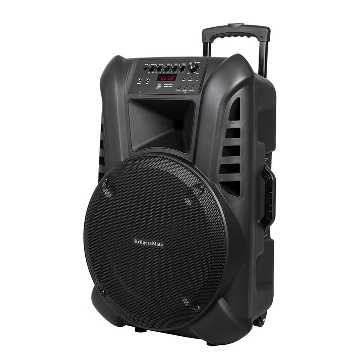 Diffusore attivo (con 2 microfoni wireless UHF, SD, Bluetooth, FM, USB) 60 Watt