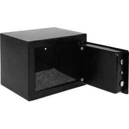 ExtraLink Home EX.36295 Professional Safe Box with Key S-404 for Office, Black