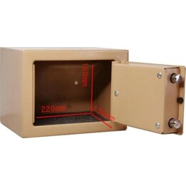 ExtraLink Home EX.36318 Armadietto portachiavi e cassaforte professionale S-404, oro