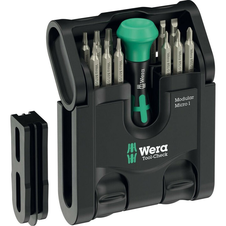 Wera 544914 50-Piece Professional Mechanical Tool Set for Technical Maintenance, Black