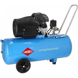 Airpress HL 425-100V Luftkompressor 2200 W und 392 l/min professionelle Leistung, blau