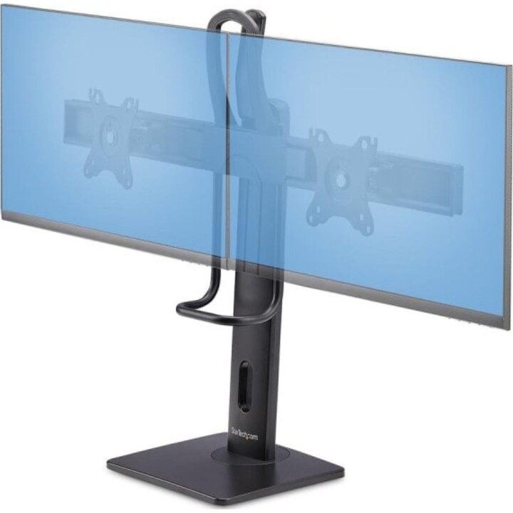 Startech ARMBAR2 Desktop-Ständer für zwei Monitore bis zu 27 Zoll, höhenverstellbar