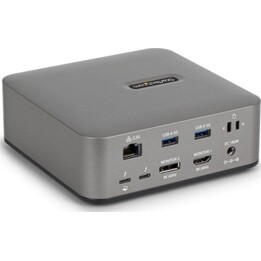 Startech 215UE-TB5USB4DOCK Thunderbolt 5 Triple Display Docking Station 140W Gray
