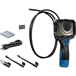 Câmera de Inspeção Industrial Profissional Bosch GIC 12V-5-27 C com Sonda Flexível de 8,3 mm, IP67 e IP54
