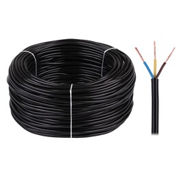 Elektrokabel OMY 3x1,5 300/300V schwarz