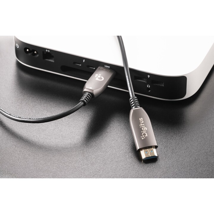 Digitus Câble hybride HDMI AOC en fibre optique, UHD 8K, 40 m