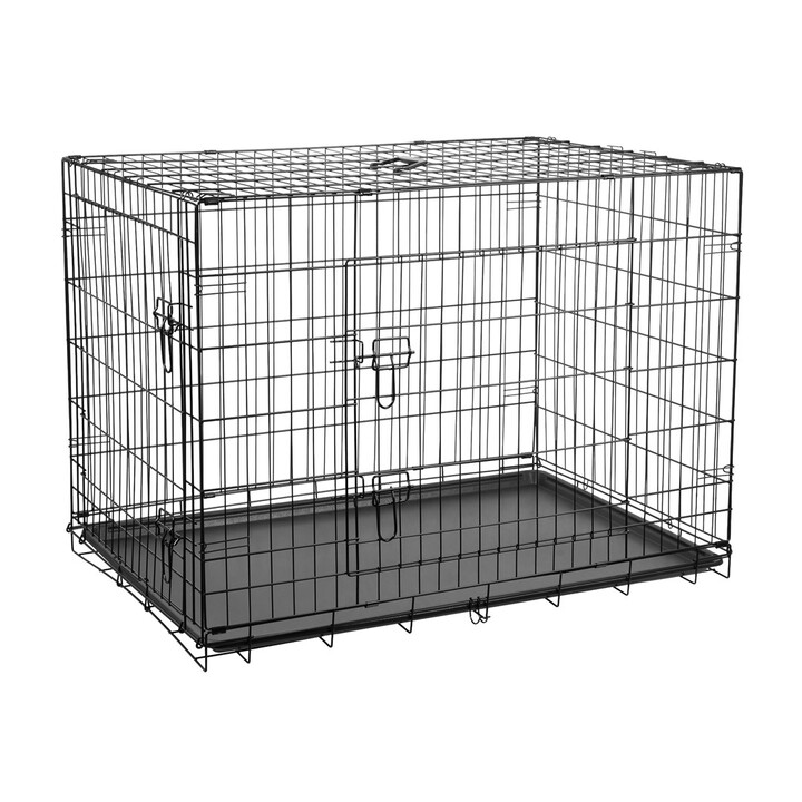 Metalowa klatka dla psa, kojec, rozmiar XXXL 122x76x83 cm, ANIMAIS REBELDES