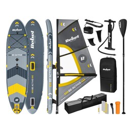 Tabla de windsurf REBEL ACTIVE SUP, hinchable, set, 305x76x15