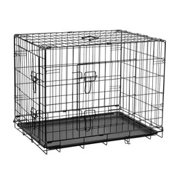 Metalowa klatka dla psa, kojec, rozmiar XL 91x60x67 cm, REBEL ANIMALS