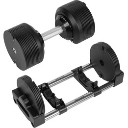 Rebel Active 36kg Cast Iron Adjustable Dumbbell