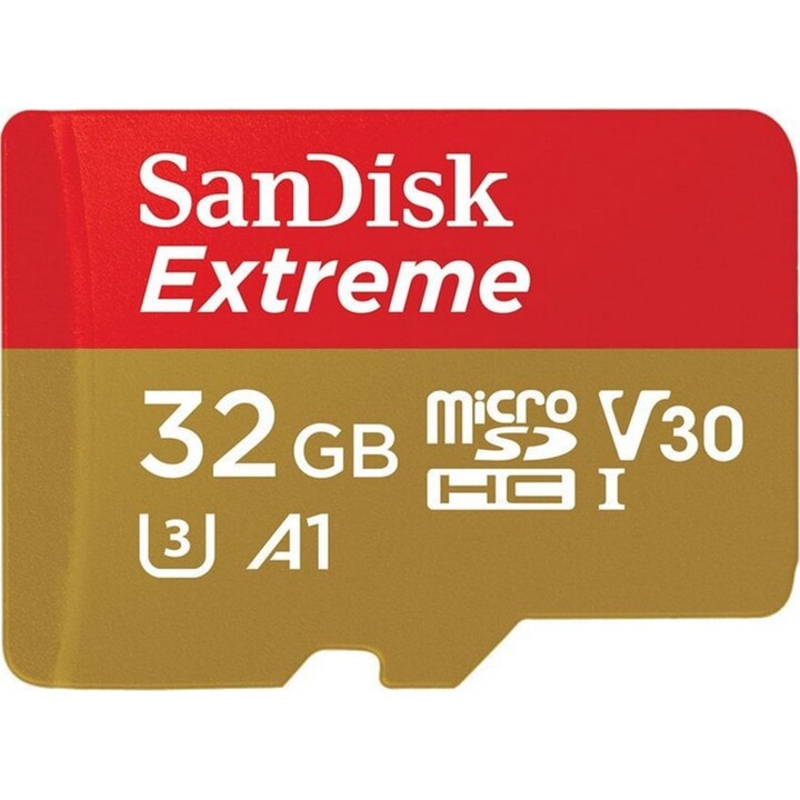 Kit 2 SanDisk Extreme MicroSDHC 32GB Klasse 10 U3 V30 UHS-I