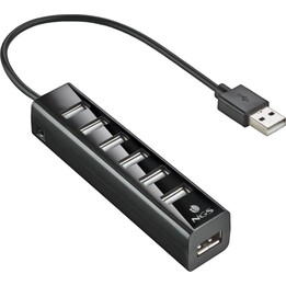 NGS IHUB7 TINY Hub 7x USB 2.0 Black