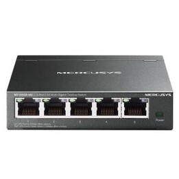 Non-manageable switch mercusys ms105gs-m2 5p 5x2.5gb metal casing