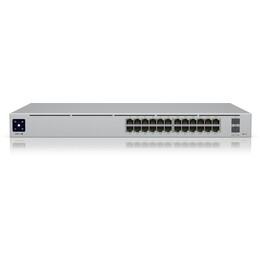 Ubiquiti UniFi Switch Pro 24 PoE Layer 3 Managed Gigabit Switch con Uplink 10G SFP Plus
