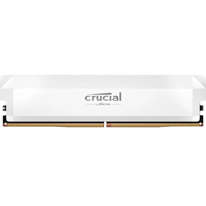 Crucial Pro 16GB DDR5 6400MHz CL38 UDIMM Bianco Memoria RAM