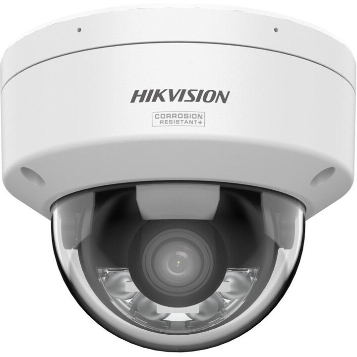 Hikvision Pro Series DS-2CD2167G3-LIS2UY 6MP Cámara Domo Fija ColorVu Híbrida Inteligente con Luz