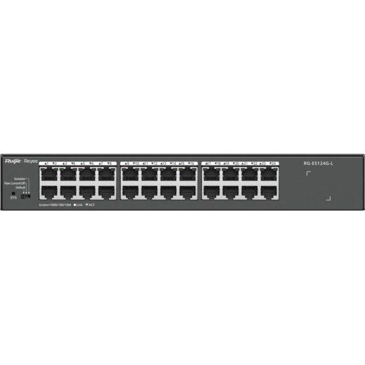 Ruijie RG-ES124G-L 24-Port Gigabit L2 Rackmount Switch