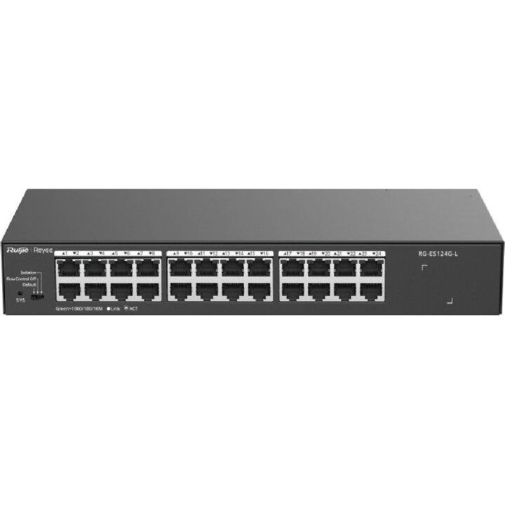 Ruijie RG-ES124G-L 24-Port Gigabit L2 Rackmount Switch
